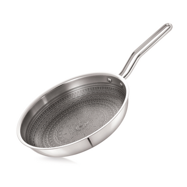 Fry Pan with Induction with SS Wire Handle -  Mystique Mandala Triply Series