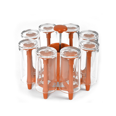 Glass & Spoon Organiser - Deluxe for 6 Glasses & Cutlery