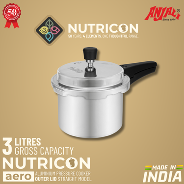 3L AERO ALUMINIUM  STRAIGHT INDUCTION COOKER - OUTER LID