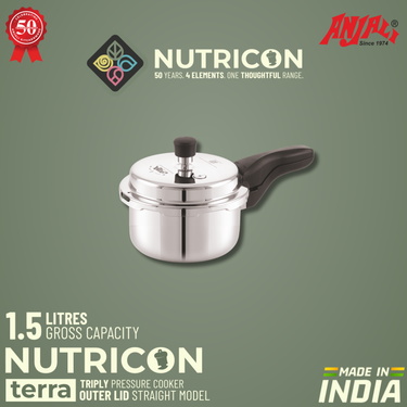 1.5L TERRA TRIPLY STRAIGHT INDUCTION COOKER - OUTER LID