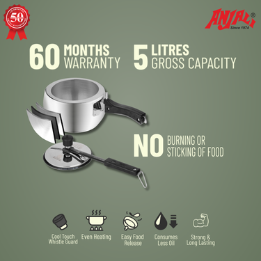 5L TERRA CONTOUR INDUCTION COOKER - INNER LID