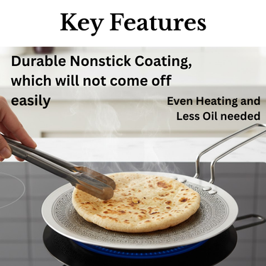 Roti Tawa with SS Wire Handle - Mystique Mandala Triply Series