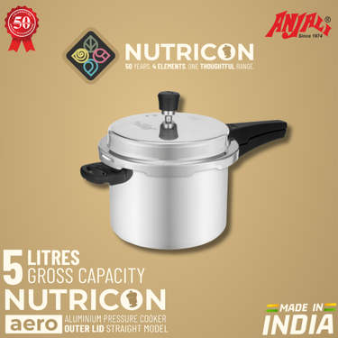 5L AERO ALUMINIUM  STRAIGHT INDUCTION COOKER - OUTER LID