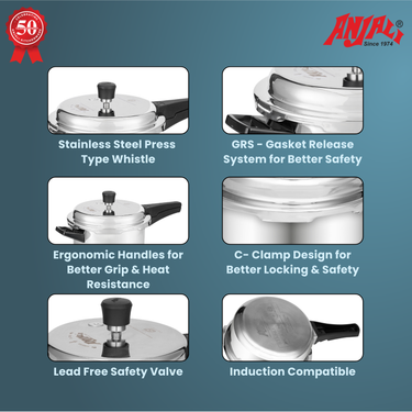 5L AQUA STRAIGHT INDUCTION COOKER - OUTER LID