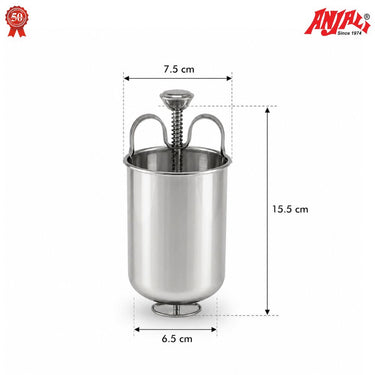 Stainless Steel Menduwada Maker – Perfectly Shaped and Crisp Every Time