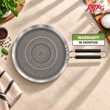 Roti Tawa with SS Wire Handle - Mystique Mandala Triply Series