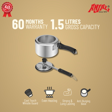 2L AERO ALUMINIUM  STRAIGHT GAS COOKER - INNER LID