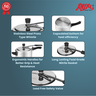 2L AQUA STRAIGHT INDUCTION COOKER - INNER LID