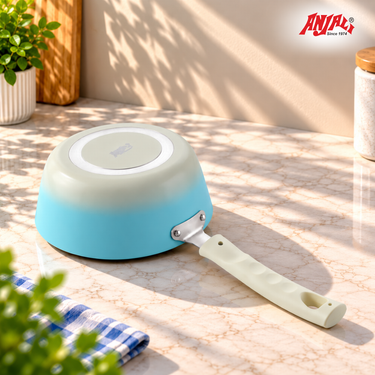 Induction Sauce Pan with Glass Lid (1.5 Litre) - Santorini Collection