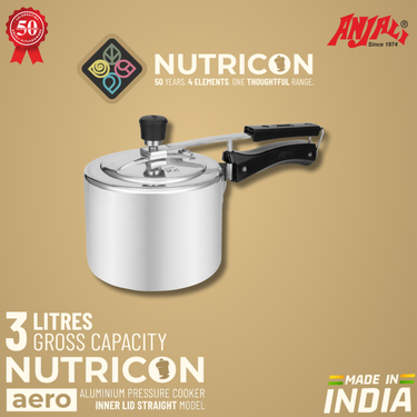 3L AERO ALUMINIUM  STRAIGHT GAS COOKER - INNER LID