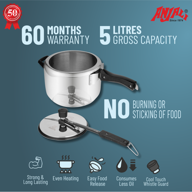 5L AQUA STRAIGHT INDUCTION COOKER - INNER LID