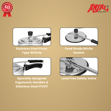 3L AERO ALUMINIUM  STRAIGHT GAS COOKER - INNER LID