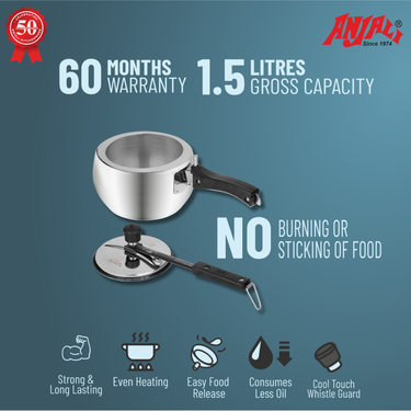 1.5L AQUA CONTOUR INDUCTION COOKER - INNER LID