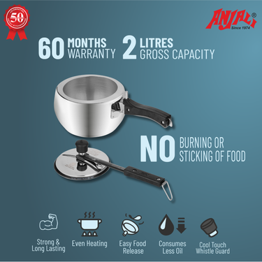 2L AQUA CONTOUR INDUCTION COOKER - INNER LID