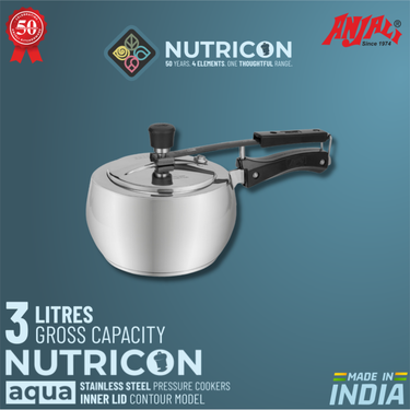 3L AQUA CONTOUR INDUCTION COOKER - INNER LID