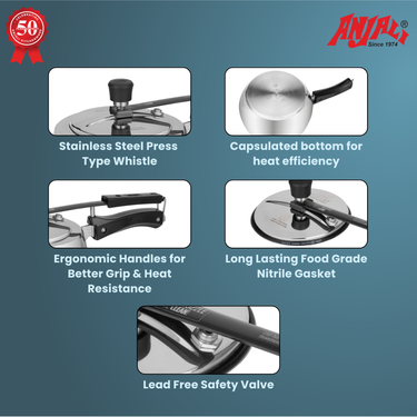 3L AQUA CONTOUR INDUCTION COOKER - INNER LID