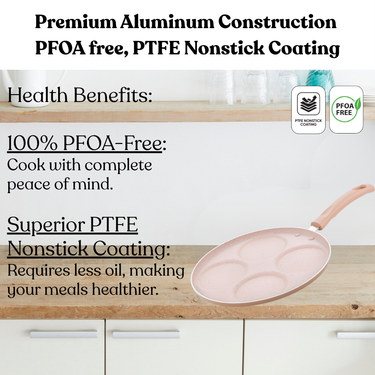 Uttappam Tawa 4 cavities - Biscoff Collection