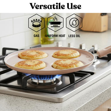 Uttappam Tawa 4 cavities - Biscoff Collection