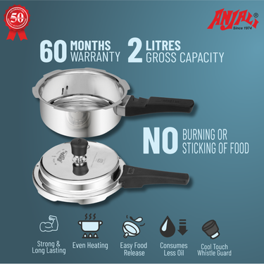 2L AQUA STRAIGHT INDUCTION COOKER - OUTER LID