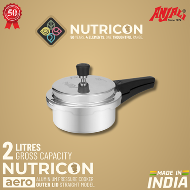 2L AERO ALUMINIUM  STRAIGHT GAS COOKER - OUTER LID