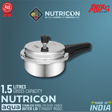1.5L AQUA STRAIGHT INDUCTION COOKER - OUTER LID