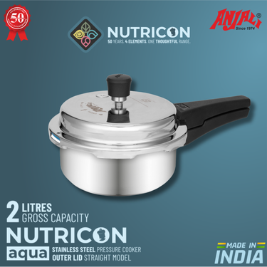 2L AQUA STRAIGHT INDUCTION COOKER - OUTER LID