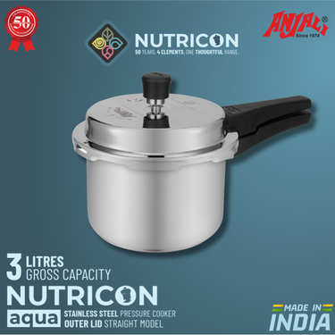 3L AQUA STRAIGHT INDUCTION COOKER - OUTER LID