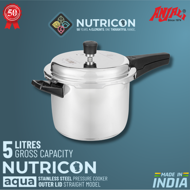 5L AQUA STRAIGHT INDUCTION COOKER - OUTER LID