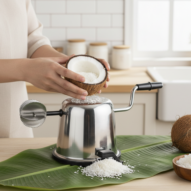 Coconut Scrapper - Aristo Stainless Steel Vacuum Base