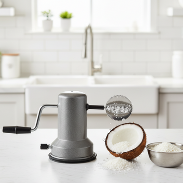 Coconut Scrapper - Sleek Stainless steel Steel Vacuum