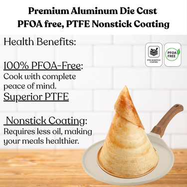 Induction Dosa Tawa (Size 270) - Crema Dusk Collection