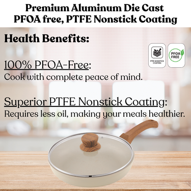 Taper Pan with Glass Lid - Crema Dusk Collection