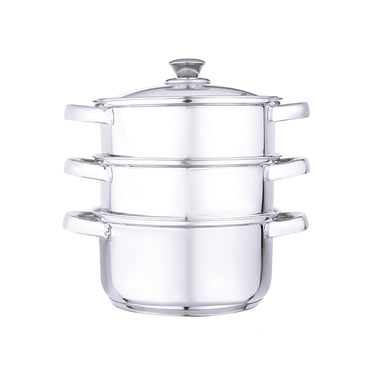 Fiesta Steamer with Glass Lid – Steaming Made Simple and Elegant