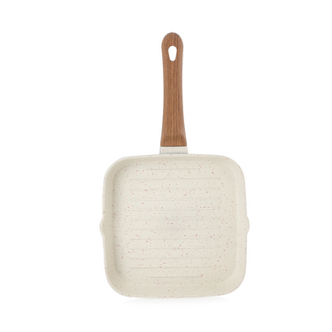 Square Grill Pan without Lid (Size 270) - Crema Dusk Collection