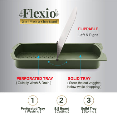 Flexio 3 in 1 (Wash & Chop Board)
